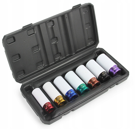 Mar-pol M58269 Nástrčné hlavice klíče pro hliníkové disky 1/2" 17-27mm