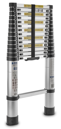 GEKO G02446 Hliníkový teleskopický žebřík 4,4m 150kg