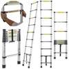 GEKO G02444 Hliníkový teleskopický žebřík 2,6 m 150 kg 