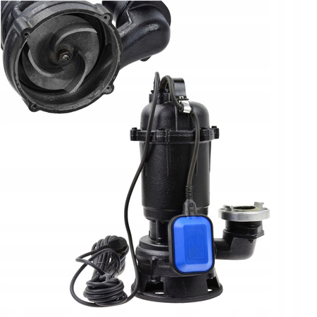 GEKO G81429 550W Kalové čerpadlo s plovákem drtič + spojka 2"