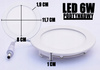Szpila Vestavný LED panel svítidlo 6W