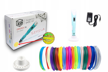 PEN RP-100B-NEW 3D PERO tiskárna pro děti 50m náplní modré 10 barev