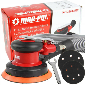 Mar-Pol M80582 Pneumatická oscilační bruska 125+150mm