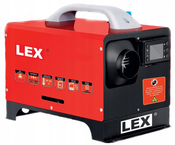 LEX LXOH12KW Ohřívač vzduchu topidlo do auta 12kW 230V 12V