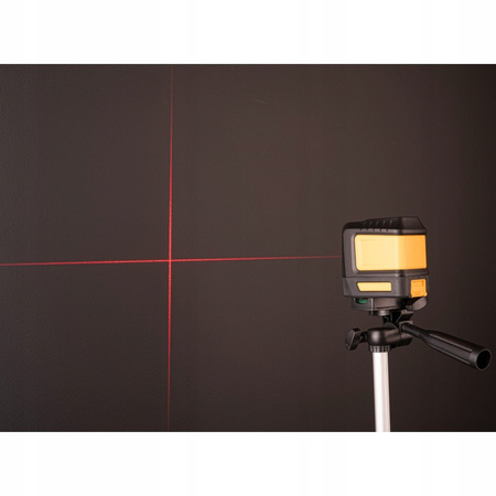 POWERMAT PM-PLK-120RT Křížový měřič dálkoměr měřící laser 15m + stativ a pouzdro