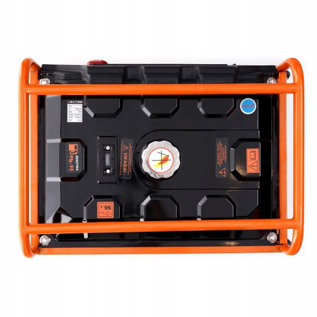 Kraft&Dele KD165 Elektrocentrála 5500W generátor proudu AVR 12V 230V 380V s kolečky