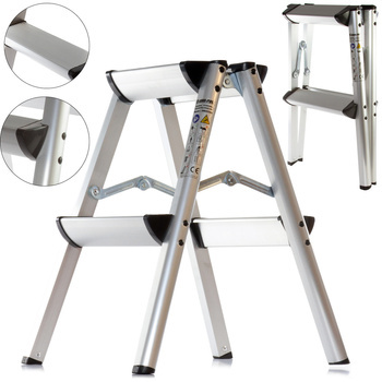 MAR-POL M85590 Hliníkový oboustranný žebřík 53cm 150kg