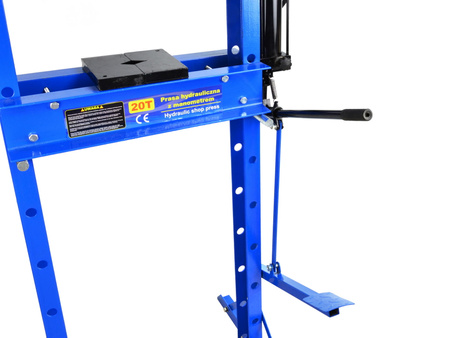 GEKO G02086 Hydraulický lis 20T s tlakoměrem a nožní pumpou
