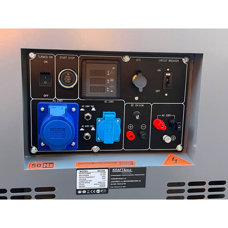KRAFT&DELE KD198 ELEKTROCENTRÁLA GENERÁTOR PROUDU 15,5kW 230V Diesel
